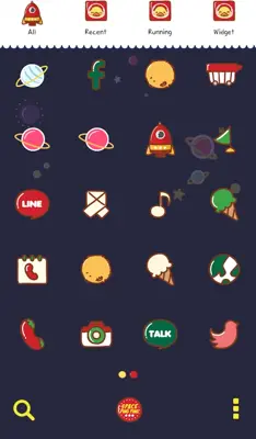 space pingping dodol theme android App screenshot 2